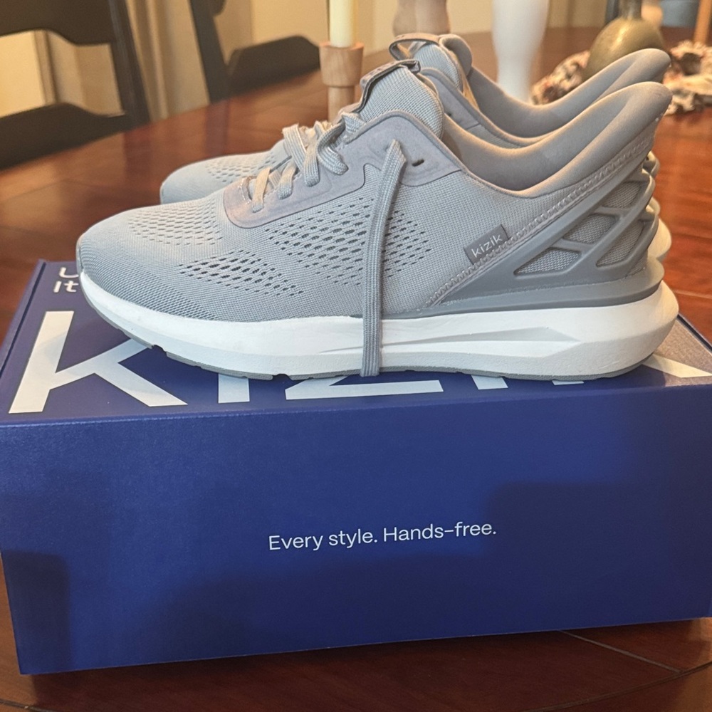 Kizik Athens 2 Men's Athletic Shoes - Light Gray STEP RIGHT IN!